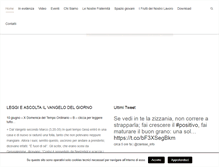 Tablet Screenshot of federazioneclarisse.com